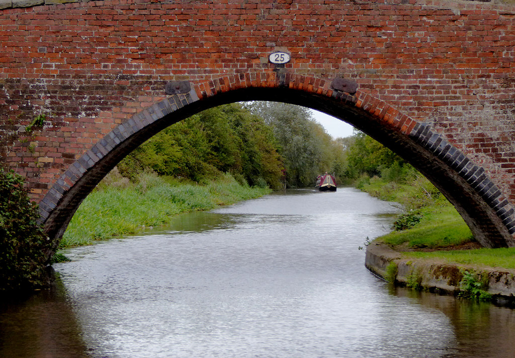 Coach and Horses Bridge over the Trent and Mersey Canal near Egginton
